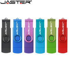 Load image into Gallery viewer, New usb 2.0 OTG USB Flash Drive 64gb 128gb High Speed Pen Drive 8gb 16gb 32gb Pendrive Micro USB Stick Flash Drive for Mobile/PC