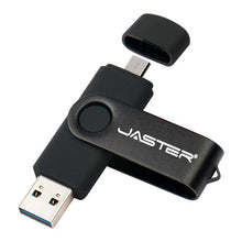 Load image into Gallery viewer, New usb 2.0 OTG USB Flash Drive 64gb 128gb High Speed Pen Drive 8gb 16gb 32gb Pendrive Micro USB Stick Flash Drive for Mobile/PC
