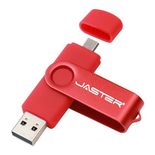 Load image into Gallery viewer, New usb 2.0 OTG USB Flash Drive 64gb 128gb High Speed Pen Drive 8gb 16gb 32gb Pendrive Micro USB Stick Flash Drive for Mobile/PC