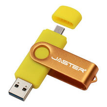 Load image into Gallery viewer, New usb 2.0 OTG USB Flash Drive 64gb 128gb High Speed Pen Drive 8gb 16gb 32gb Pendrive Micro USB Stick Flash Drive for Mobile/PC