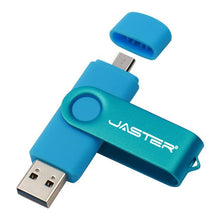 Load image into Gallery viewer, New usb 2.0 OTG USB Flash Drive 64gb 128gb High Speed Pen Drive 8gb 16gb 32gb Pendrive Micro USB Stick Flash Drive for Mobile/PC
