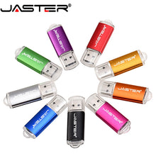 Load image into Gallery viewer, JASTER mini Pen drive USB Flash Drive 4gb 8gb 16gb 32gb 64gb 128gb pendrive metal usb 2.0 flash drive memory card Usb stick