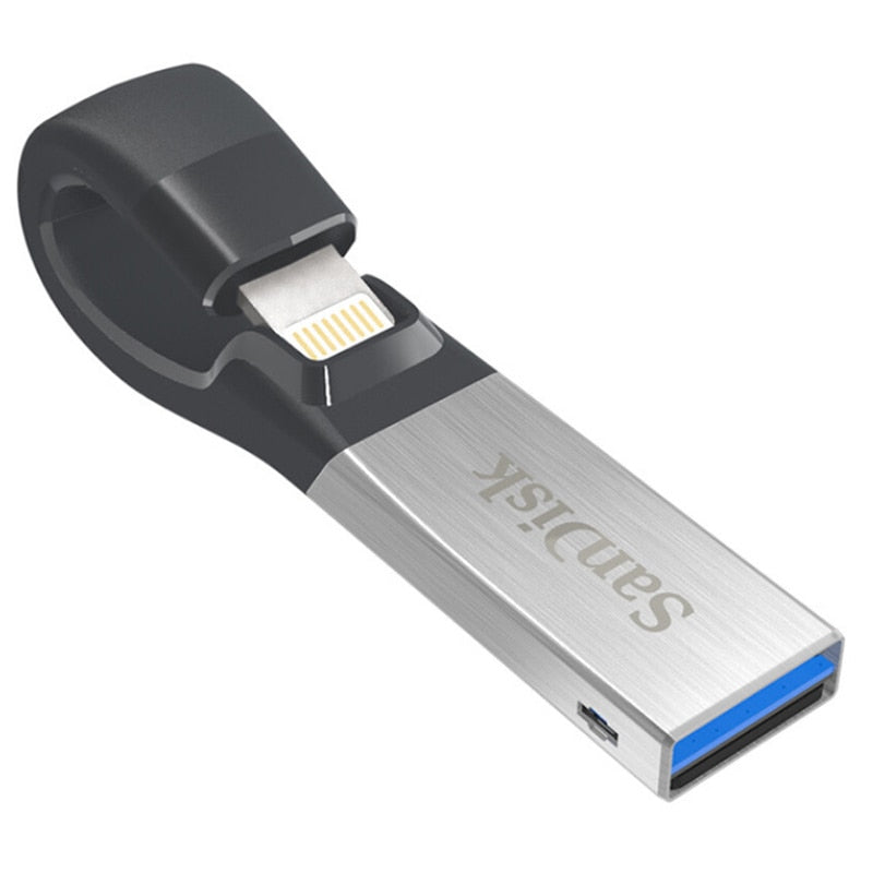 SanDisk Pen Drive 32GB 64GB 128G SDIX30N USB Flash Drive USB3.0 OTG Lightning Memory Stick Mini Pendrives for iphone ipad and PC