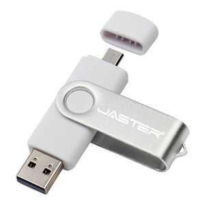 New usb 2.0 OTG USB Flash Drive 64gb 128gb High Speed Pen Drive 8gb 16gb 32gb Pendrive Micro USB Stick Flash Drive for Mobile/PC