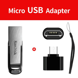 SanDisk  USB 3.0 Flash Drive Disk 128GB 64GB 32GB 16GB Pen Drive Tiny Pendrive Memory Stick Storage Device Flash drive Dropship
