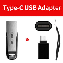 Load image into Gallery viewer, SanDisk  USB 3.0 Flash Drive Disk 128GB 64GB 32GB 16GB Pen Drive Tiny Pendrive Memory Stick Storage Device Flash drive Dropship
