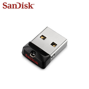 100% Original SanDisk USB 2.0 CZ33 Mini Pen Drive 64GB 32GB 16GB USB Flash Drive Memory Stick U Disk USB Key Pendrive for PC