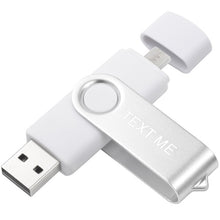 Load image into Gallery viewer, TEXT ME usb flash drives OTG pen drive  pendrive usb stick  4gb 8gb 16gb 32gb 64gb
