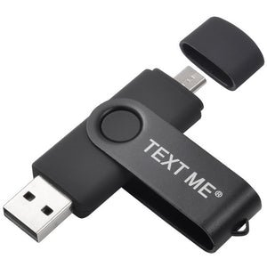 TEXT ME usb flash drives OTG pen drive  pendrive usb stick  4gb 8gb 16gb 32gb 64gb