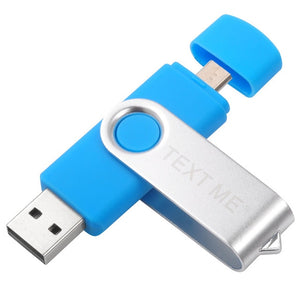 TEXT ME usb flash drives OTG pen drive  pendrive usb stick  4gb 8gb 16gb 32gb 64gb