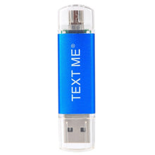 Load image into Gallery viewer, TEXT ME creative OTG usb 2.0 64GB USB flash drive pen drive 4GB 8GB 16GB 32GB memory Stick
