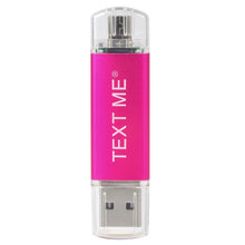 Load image into Gallery viewer, TEXT ME creative OTG usb 2.0 64GB USB flash drive pen drive 4GB 8GB 16GB 32GB memory Stick
